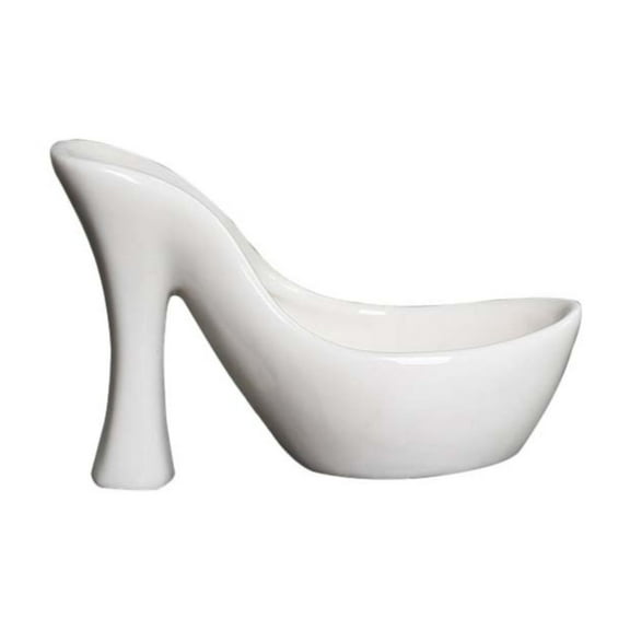 THHEIC High Heel Flower Pot Unique Shaped Succulent Planter Ceramic Flower Vase Plant Pots Cactus Pot Decorative Flower Vase Shoes Sculpture Bonsai Pot Plant Container