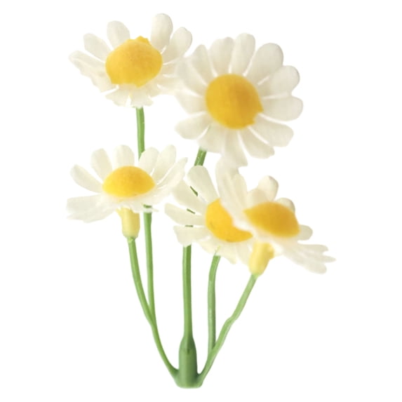 THHEIC Mini Artificial Daisies Small Daisy Flowers Fake Spring Flowers Decorative Faux Flowers with Stems Home Decorations