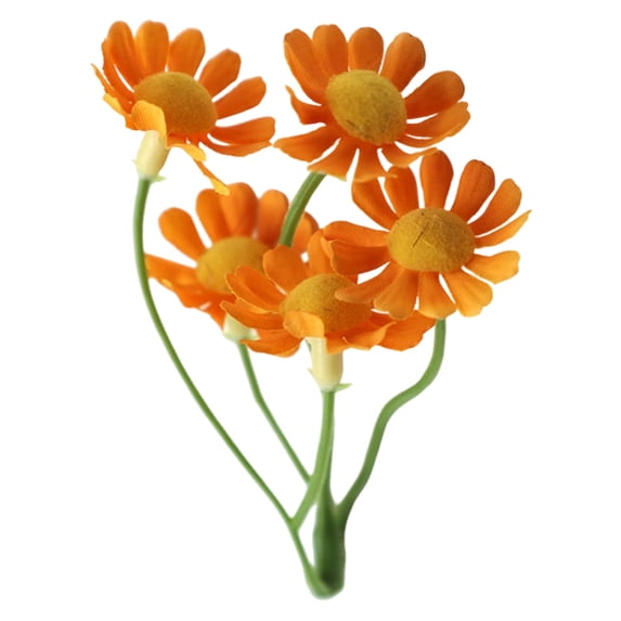 THHEIC Mini Artificial Daisies Small Daisy Flowers Fake Spring Flowers Decorative Faux Flowers with Stems Home Decorations