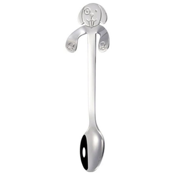 THHEIC Mini Dog Hugging Coffee and Tea Spoon Set, Cute Doggy Design Sugar and Dessert Spoon with Hanging Hole, for Coffee, Tea, Soups, and Seasoning, Home Kitchen Decor
