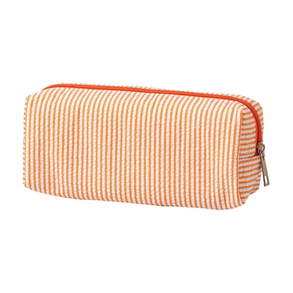 THHEIC Nylon Pen Case - Lightweight Full Opening Storage Pouch for Pens Cosmetics Electronics and Toiletries, Multi Purpose Travel Organizer Box for Daily Carry Use