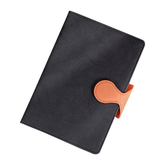 THHEIC PU Leather Notebook A5, 6-Ring Binder Journal Refillable Loose Leaf Business Notebook with Pockets/Pen Holder/Accessories, 100gsm Lined Paper 100 Sheets / 200 Pages