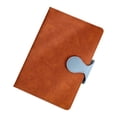 thumbnail image 1 of THHEIC PU Leather Notebook A5, 6-Ring Binder Journal Refillable Loose Leaf Business Notebook with Pockets/Pen Holder/Accessories, 100gsm Lined Paper 100 Sheets / 200 Pages, 1 of 4