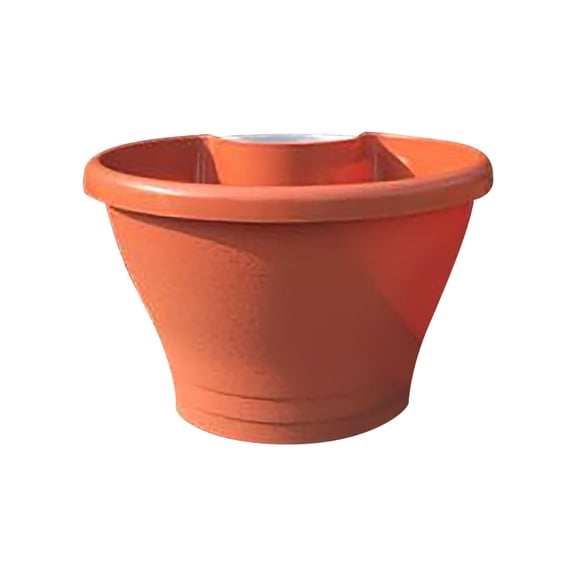 THHEIC PVC Pipe-Type Hanging Flower Pot, Balcony Water Pipe Mounted Planter, Hanging Pot for Indoor Plants, Suitable for Outdoor or Indoor Garden Use on Railings