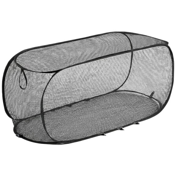 THHEIC Pop up Garden Rows Plants Cover, Vegetable Mesh Plant Protector Crop Cage for Raised Garden Beds, Insect/Chicken Barrier Against Birds, Animals
