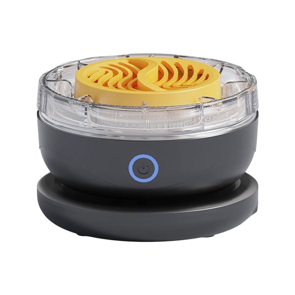 THHEIC Portable USB Wireless Fruit and Vegetable Washing Machine with OH Ion Technology and Drain Basket, Purifier for Cleaning Produce, Rice, and Meat