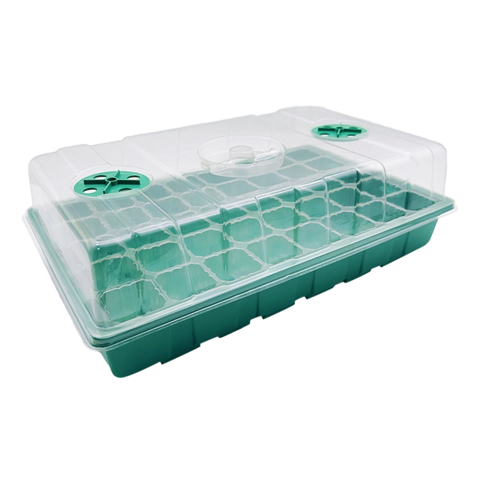 THHEIC Seed Starter Tray 40 Cells Seed Starter Kit with Humidity Dome and Base Propagation Tray Plant Germination Greenhouse Mini Propagator Station for Seeds Growing