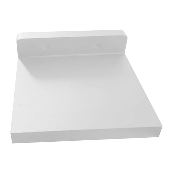 THHEIC Set of 4 Small Floating Wall Mounted Shelves, 5 Inch Wood Display Shelf for Bedroom, Bathroom, Kitchen, Office and Decor Storage