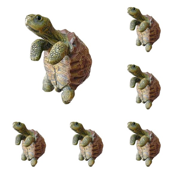 THHEIC Tortoise Figure Plant Pot Hanger, Resin Hanging Turtle Statue and Cute Decorations for Pots, Yard Ornaments and Garden Gift, Animal Figurine