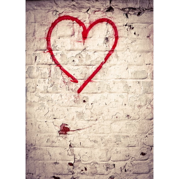 THHEIC Valentine's Day Backdrop Valentine's Day Photography Backdrops Brown Wooden Backdrop Birthday Party Decorate Backdrop Photo Studio Props (125 x 80cm)