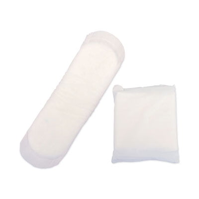 Hospeco 500IM Generic Packaged Sanitary Pads, Regular Absorbency, 500/carton