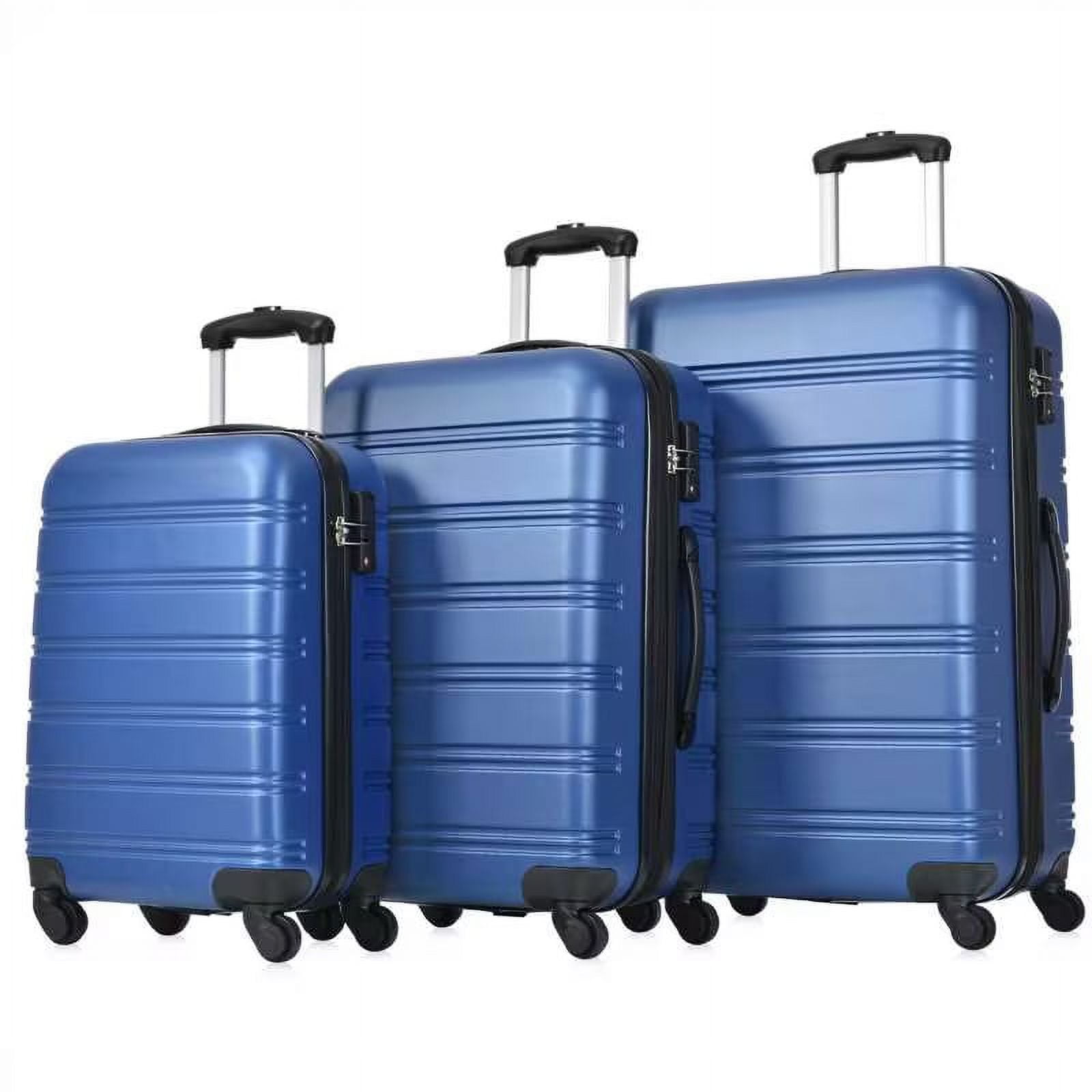 THINK 30,3 Piece Luggage Set Hardshell Expandable Suitcase with TSA ...