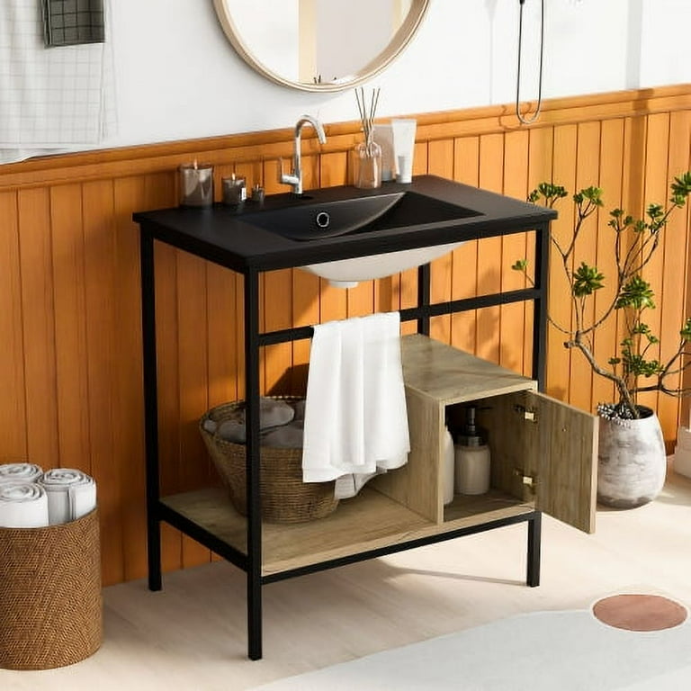 Single bathroom deals shelf