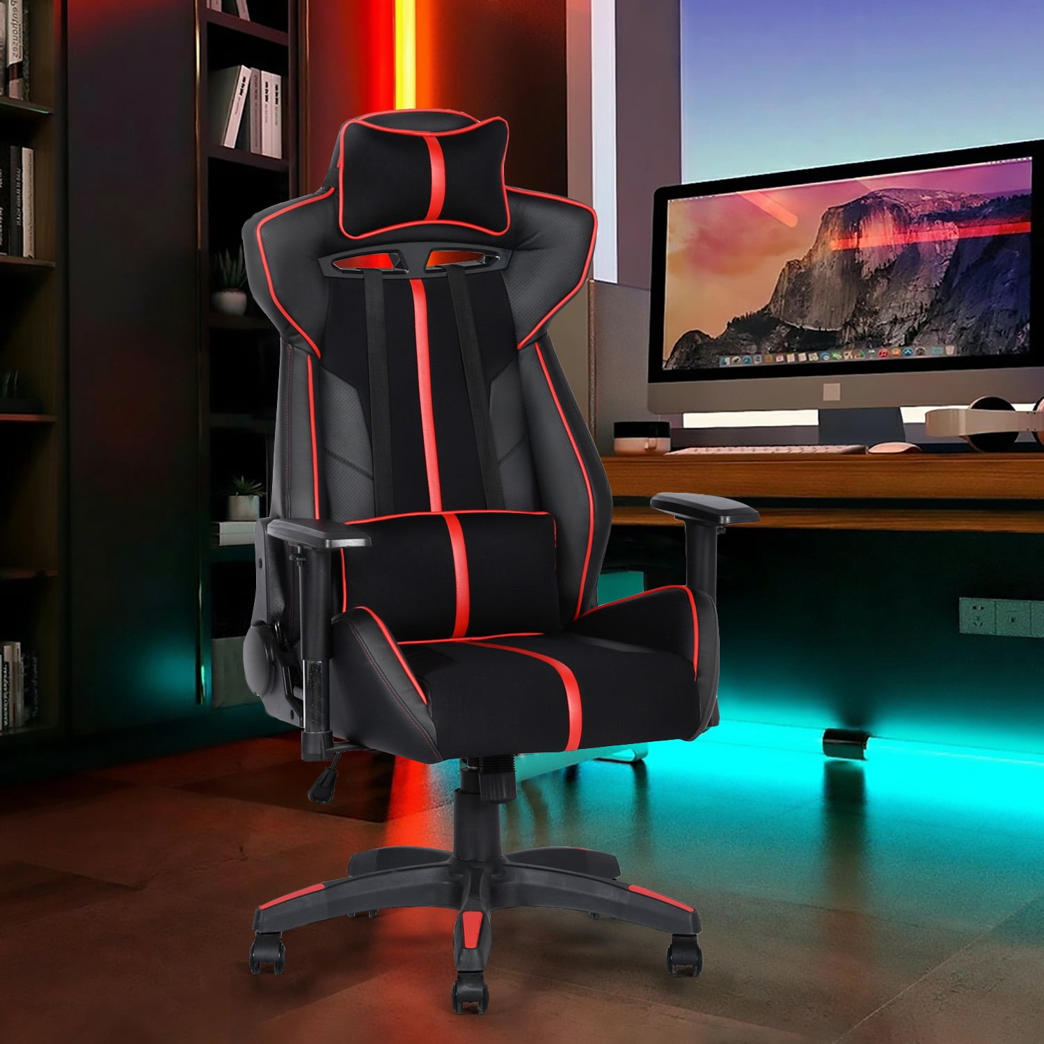 R Computer Chair Harper & Bright Designs Gaming Chair Racing Office Ergonomic Computer ...