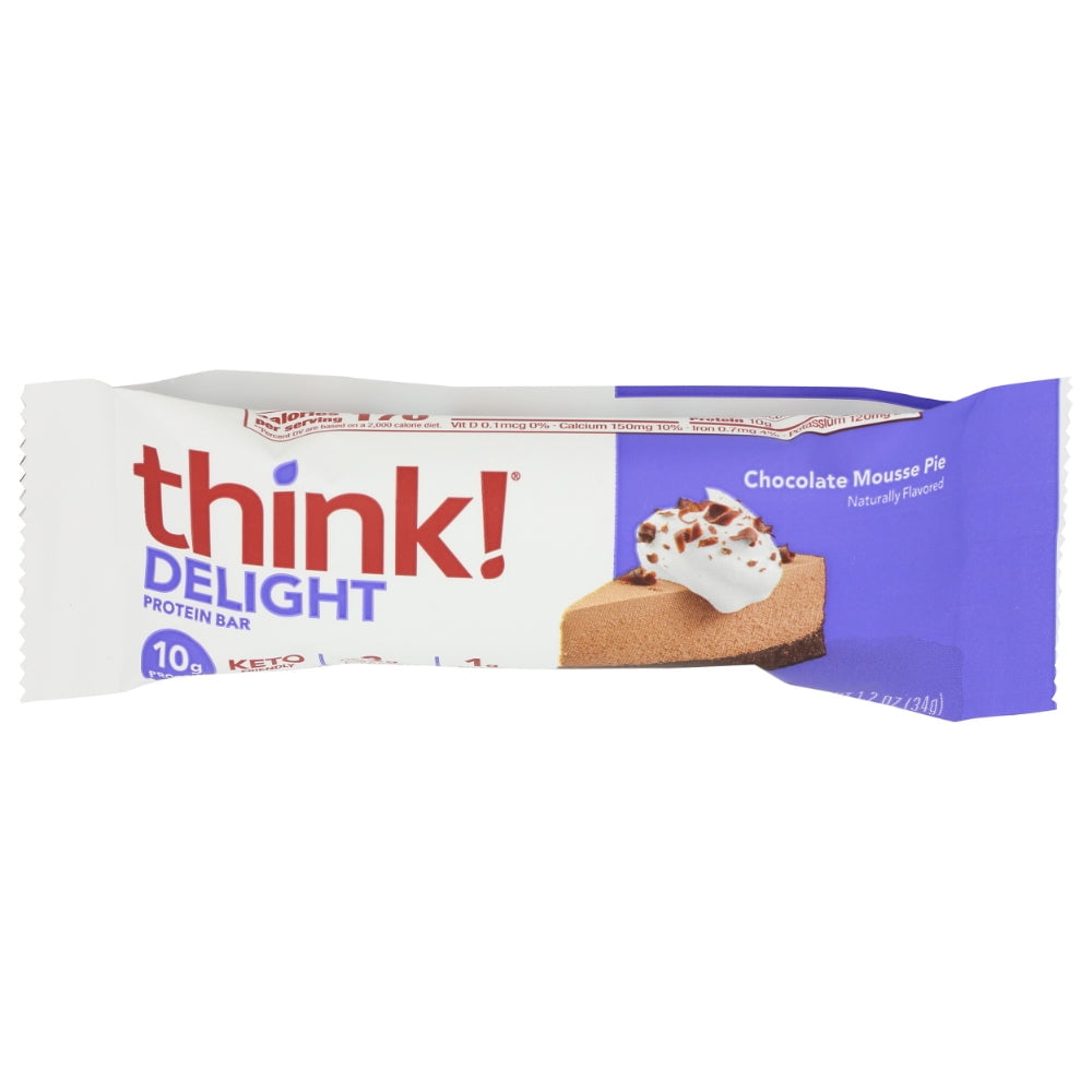 Think! Delight Chocolate Mousse Pie Protein Bar 1.2 oz