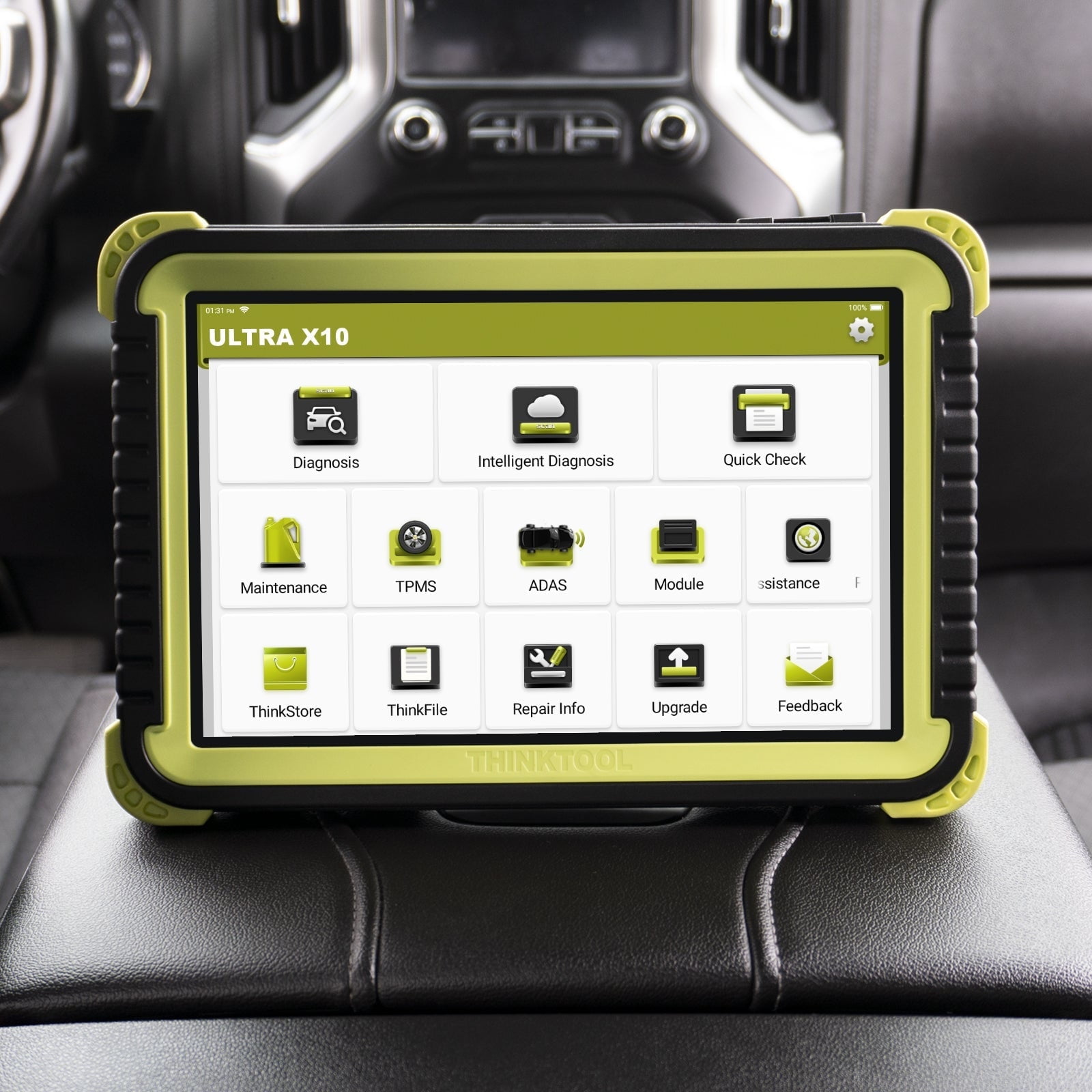 THINKCAR ULTRA X10 - 10" Touchscreen Full System OBD2 Scanner Auto Diagnostic Tool with CAN FD Protocol