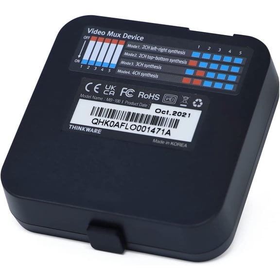 Thinkware Multiplexer Box for U1000 Plus, Q850/Q200, F200 PRO/F790, X850, X800/X700 - 5-Channel Expansion for Fleet Telematics