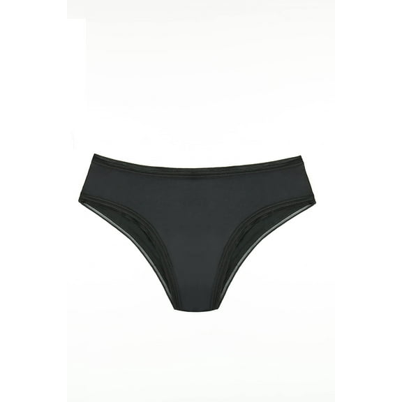 THINX Cheeky Period Underwear for Women, Period Panties, FSA HSA Approved Feminine Care, Menstrual Underwear Holds 1 Tampon, Black, 3X-Large