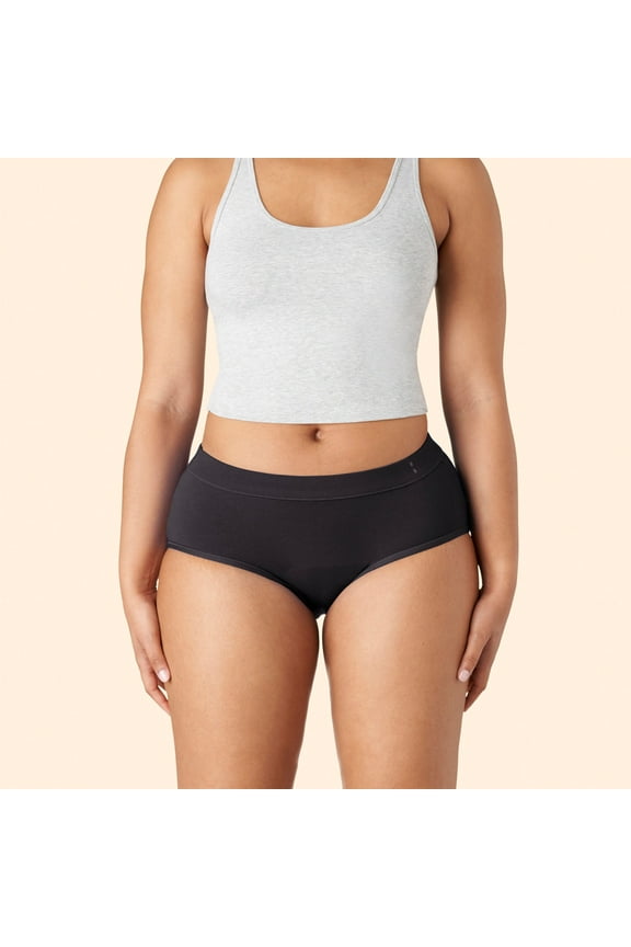 SUPER ABSORB BRIEF UNDERWEAR THINX FOR ALL BLACK MD 1