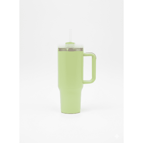 THIRSTEE 40 oz Stainless Steel Insulated Tumbler, Apple Green
