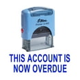 thumbnail image 1 of THIS ACCOUNT IS NOW OVERDUE Self Inking Rubber Stamp Custom Shiny Stamp, 1 of 1