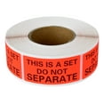 thumbnail image 1 of THIS IS A SET - DO NOT SEPARATE Pre-Printed Labels/Stickers (1" x 2"), FBA-approved,, 500 Labels per Roll, 120 Rolls, 1 of 3
