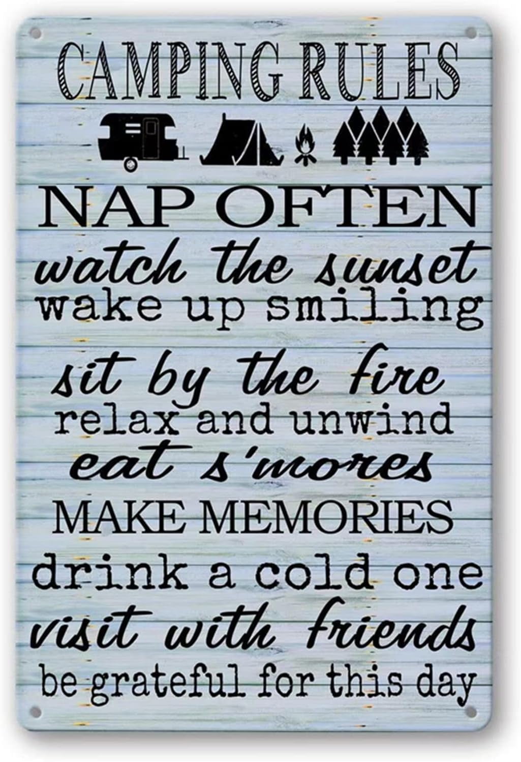 THIYOTA Puzzles 300 PCSCamping for Adults and children Camper Rules