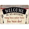 thumbnail image 1 of THIYOTA Puzzles 300 PCSWelcom to MyMany Have Eaten Here Few Have Died, Funny PosterArt Gift Retro Picture, 1 of 5