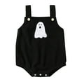 thumbnail image 1 of THJRPQJFD Baby Girl Bubble Romper Goth Outfit Halloween Onesies for Baby Big Sis Little Sis Matching Outfits 6-9 Month Girl Clothes Winter Girls, Black 3-6 Months, 1 of 9