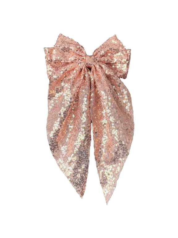 Baby Girl Hair Bows 7" Softball Hair Bow Clips for Girls Baseball Hair Bow Clips Toddler Girl Bands Ponytail Holder Ribbon Accessories for Cheerleading Team Girls Sports Player Gift