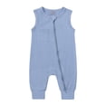 thumbnail image 1 of THJRPQJFD Baby Sweatsuits Baby Cotton Rompers Boys Overalls Size 7 Footless Pajamas Zipper Sleeveless Sleeper Jumpsuit, Cozy Sleepwear Boys Size 7 Clothes, 1 of 3