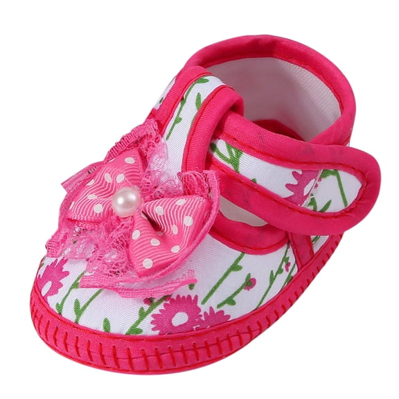 THJRPQJFD Basketball Shoes Kids Size 7 Toddler Boy Shoes Toddler Shoes Size Big Boys Shoes Winter Shoes for Girls Toddler Size 10 Shoes Girls Baby, Hot Pink 6-12 Months