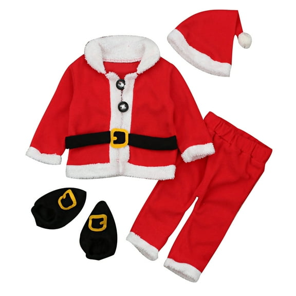 THJRPQJFD Christmas Outfit 12-18 Months Boy 6-9 Month Christmas Boy Girls Christmas Outfits Boys Dress Clothes Onesie Baby Girl Birthday Boy Outfit 1, Red 0-6 Months