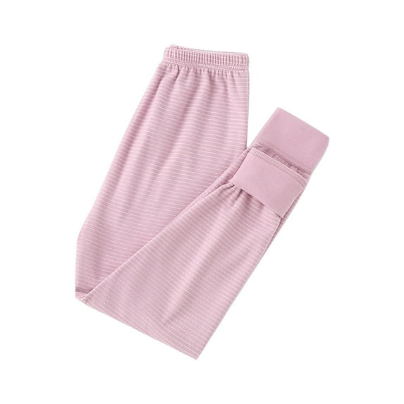 THJRPQJFD Colored Leggings Fur Lined Tights Sheer Fleece Lined Baby Clothes Boy Girl Toddler Clothes Family Gifts for Kids and Adults Tween Girls, Purple 5-6 Years