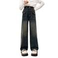 thumbnail image 1 of THJRPQJFD Girls Jeans Size 10-12 Jeans Para Mujer Pantalones Para El Frío De Mujer Clothes for 13 Year Old Girls 3 Year Girl Clothes Workout Clothes Girls Clothes Size 12 Gymnastics Clothes, 1 of 8