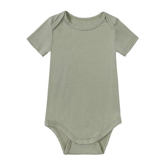 THJRPQJFD Girls Jogging Suits Baby Fiber Onesie for Boys Pure Color Short Sleeved Comfortable Clothes for Babies Clothes for Kids 4t Clothes For Boys