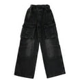 thumbnail image 1 of THJRPQJFD Girls Size 10 Jeans Plus Size Wide Leg Jeans 5t Jeans Boys Wide Yoga Pants Funny Birthday Gifts Girls Clothes 12-18 Months Clothes, Black 12-13 Years, 1 of 9