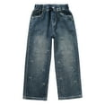 thumbnail image 1 of THJRPQJFD Jeans for Girls 12-14 Cargo Jeans 10-12 Y2k Baggy Jeans Girls Yoga Pants Size 14-16 Clothes for Teenage Girls Workout Clothes Little Girl, Blue 11-12 Years, 1 of 8