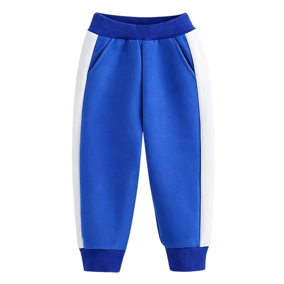 THJRPQJFD Kids Boys Stripe Track Pant Cute Joggers Pants Elastic Waist Athletic Trousers Hiking Pants Pull On Sweatpants Running Trousers with Pockets