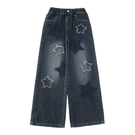THJRPQJFD Lowrise Jeans Soccer Pants 3t Clothes Toddler Clothes for Girls 4t 6-9 Month Girl Clothes 3 Year Old Girl 3t Girls Clothes Size 7 Girls