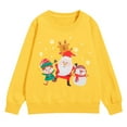 thumbnail image 1 of THJRPQJFD Merry Christmas Shirts Kids Black Tshirt Girls' Tops, Tees & Blouses 6-12 Month Boy Clothes Boy Size 7 Boys Clothes Boys 5t Clothes, Yellow 11-12 Years, 1 of 6