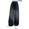 thumbnail image 1 of THJRPQJFD Plus Size Petite Jeans Girls Cute Jeans Black High Waisted Jeans High Black Pants Teen Boy Clothes Clothes for Olds Kids, Blue, 1 of 9