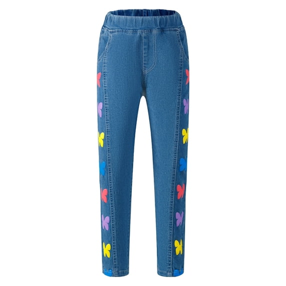 THJRPQJFD Straight Jeans Brown Jeans Low Rise Skinny Jeans Flare Pants Toddler Girl Clothes 2t Xmas Gifts 14/16 Boys Clothes, Blue 10-11 Years