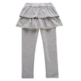thumbnail image 1 of THJRPQJFD Toddler Fleece Lined Leggings White Tights for Baby Girl One Leg Compression Tights Youth Winter Pants Girls Winter Clothes Boys Gifts Age, 5-6 Years, 1 of 4
