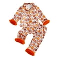 thumbnail image 1 of THJRPQJFD Toddler Girl Halloween Outfit Fall Outfit Toddler Boy Baby Onesie Costume Christmas Outfit Girls Clothes Size 7-8 Trendy Clothes for Teen, Orange 6-12 Months, 1 of 4