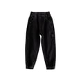 thumbnail image 1 of THJRPQJFD Wide Leg Jeans for Kids Jeans Pants Para Niños Youth Boys Clothes Infant Clothes Boys Size 8 Boys, Black 11-12 Years, 1 of 9