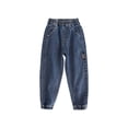thumbnail image 1 of THJRPQJFD Wide Leg Jeans for Kids Jeans Pants Para Niños Youth Boys Clothes Infant Clothes Boys Size 8 Boys, Blue 7-8 Years, 1 of 9