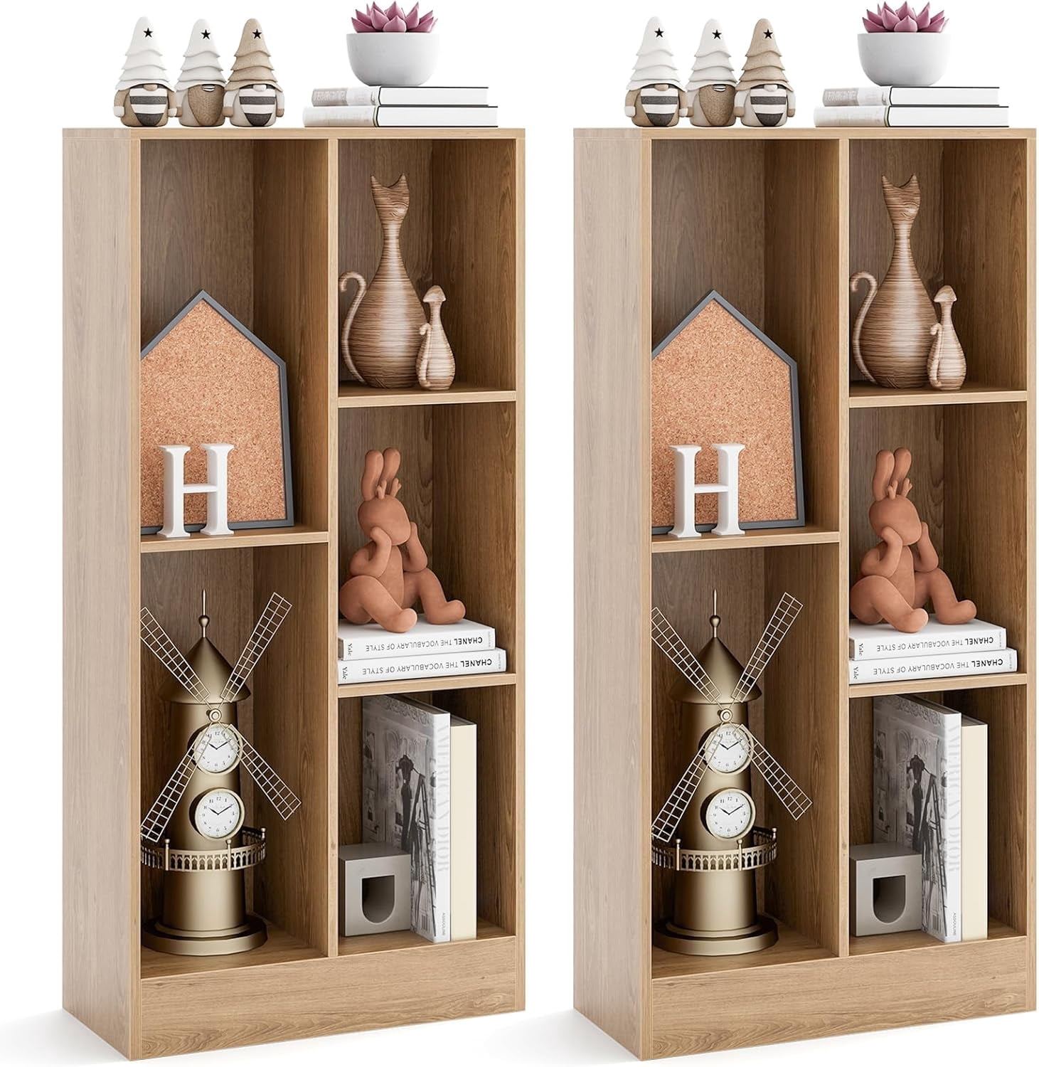 Curated visual reference: Thjtdh 5 Cube Bookshelf 41 H Floor Bookcase With 2 Photo Inspiration