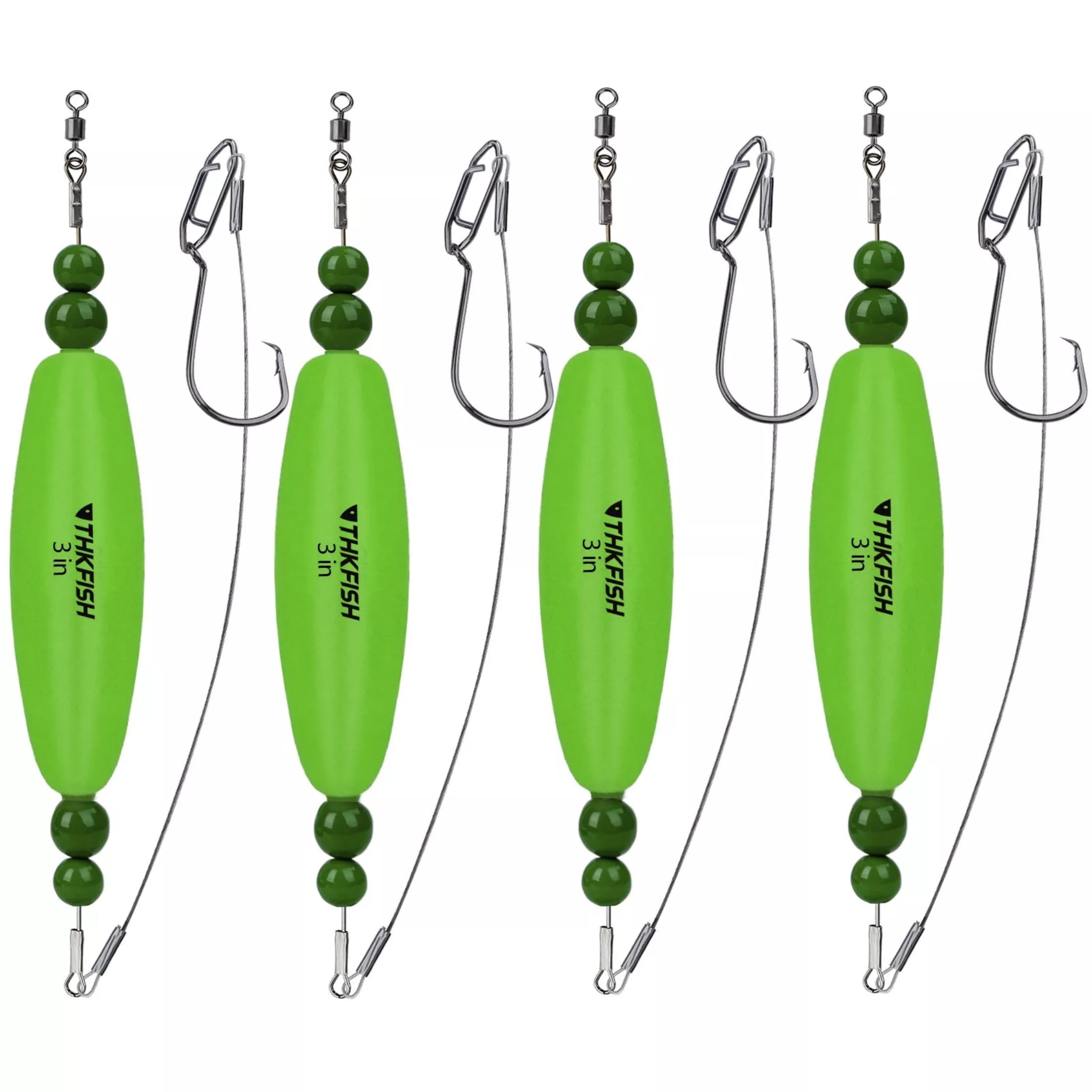 THKFISH 4PCS 3-inch Catfish Float Tackle, Shaking Line Float for Santee ...