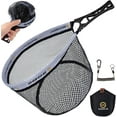 thumbnail image 1 of THKFISH Fly Fishing Landing Net, Foldable Landing Trout Net with ABS Handle,Rubber Coated Mesh Trout Net with Tackle Bag for Trout Bass Catch and Release, Portable Fly Fishing Gear,M/L, 1 of 8